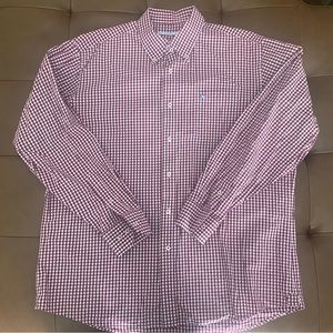 Southern Tide Men's Checkered Shirt garner red size XL